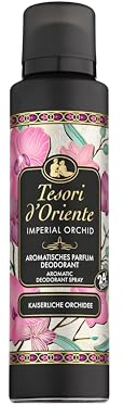 Tesori d'Oriente Parfum Deodorant 'Imperial Orchid', 150 ml, aromatisches Deo-Spray mit luxuriöser Orchidee, Duft zum Träumen, 24 h Schutz, Wellness-Ritual für Körper & Sinne
