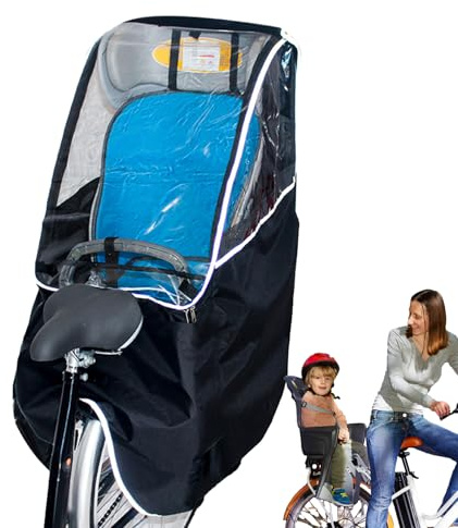 Fangfhai Barncykel baksätesskydd | barncykelstol vattentät baldakin | cykel regn markis bärbart skydd för camping backpacking utflykter regnig dag pendling picknick