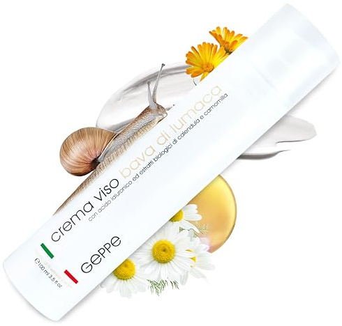 100 ml. Crema Viso Bava di Lumaca Pura 65% con Acido Ialuronico