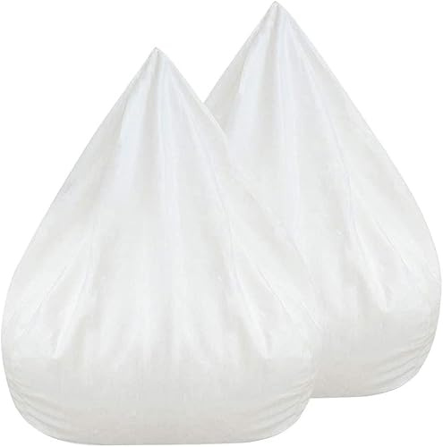 Jetcloud 2 Stück Innenbezug für Sessel und Sitzsack, 80 x 90 cm, Faules Sofa Mit Reißverschluss für DIY Lazy Bag Ohne Füllung
