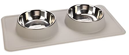 Karlie Silikon INOX Dinner Set Dex 700 ml Weiss 2 x 350 ml