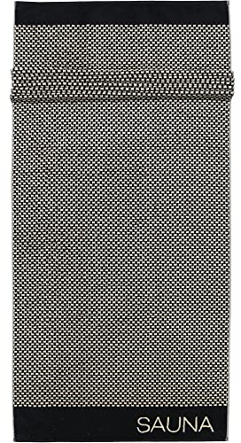 Cawö Saunatücher Natural Allover 6220 Natur-schwarz - 39
