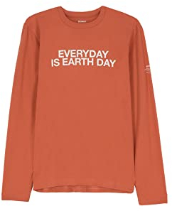 Ecoalf Herren NORTENALF Sweatshirt Mann, Bright ORANGE, 000S