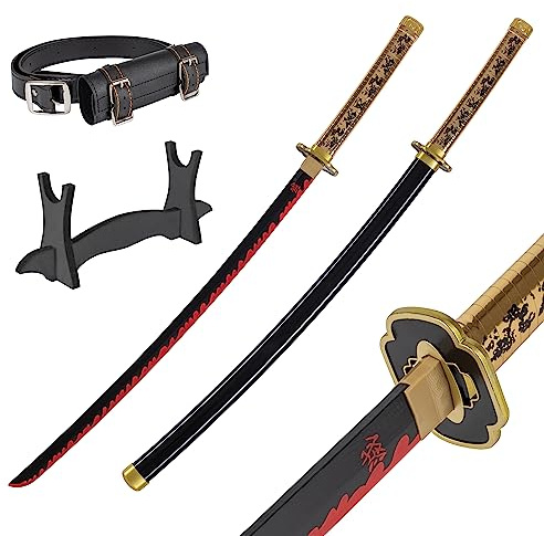 57 SPECIAL REPLICAS Bambou Anime Katana Cosplay Épée 105 cm 41 Pouces Hashira Piliers Protagoniste, Une Variété de Styles (Yoriichi Tsugikuni's JT10672)