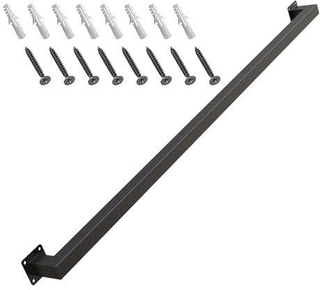 ONLT 120cm Corrimano Scala, Rampa Idraulica, Rampa Di Scala In Ferro Vento Industriale, Interno Camino E Corridoio Loft Esterno
