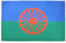 AZ FLAG Drapeau Gitan voyageur 150x90 cm avec 4 oeillets, Pavillon Gypsy pour balcon ou mur