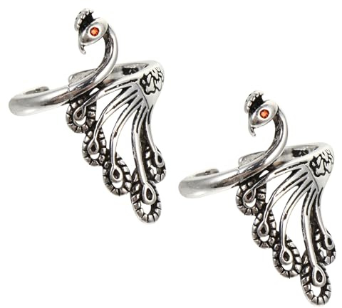 ULTECHNOVO Anillos Ajustables para Tejer a Dos Agujas y Ganchillo 2 Unidades Tamaño Portátil Color Plata Herramienta Creativa para Hilo y Bucles Accesorio para Manualidades de Tejido