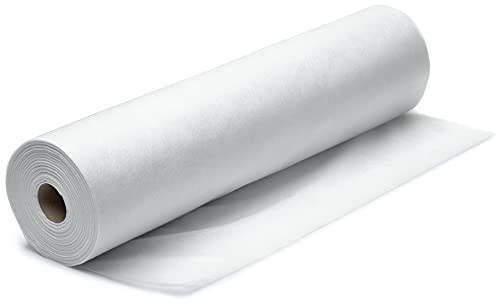 Tejido No Tejido Guata Relleno - 30 m x 160 cm - Tela Forro Ligera Blanca Transpirable para Coser Patchwork Quilting Tapicería Ropa Decoración Sin Adhesivo No Termoadhesiva