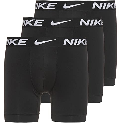 Nike Herren Dri-Fit Esmicro Boxer Briefs 3Pk, Black/Black/Black, XL