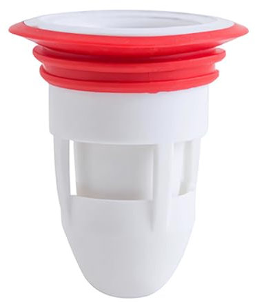 SENRISE Clapet anti-refoulement de sol de douche, anti-odeur, bouchon de vidange unidirectionnel pour cuisine, salle de bain, blanc