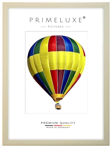 PrimeLuxe Cornice portafoto in legno - 65 x 130 cm - In acero naturale - Colore e dimensione a scelta - Cornice per poster - Puzzle - Collage foto - Prodotto in Germania