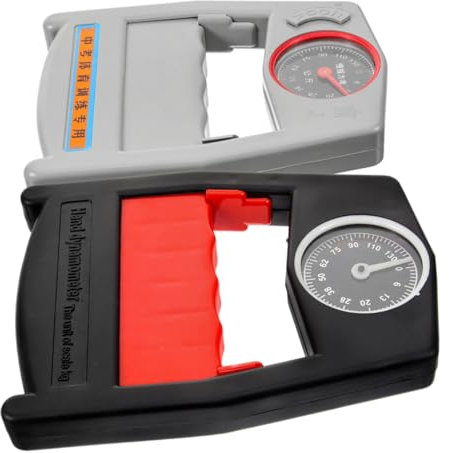 Sosoport 2stücke Teiliger Mechanischer Griffstärkemesser Handkrafttester Für Sport Griffkraftmessgerät Für Heimübungen Langlebiger Handgreifer Für Training Einfache Bedienung Für