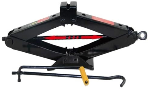 sollevatore Cric a bordo per auto da 1T, 1,5 T, 2 tonnellate con uno strumento di cambio pneumatici manuale Piccolo martinetto per risparmiare manodopera sollevatore auto(2T)