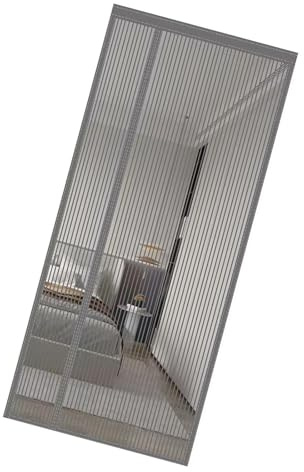 KAHDGSS Zanzariera Apertura Laterale con Rete Rinforzata per la prevenzione delle Mosche e la Ventilazione Adatta Telaio Standard 90 x 210 cm Zanzariera per Porta del Patio