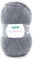 Gründl Wolle Big Mamma uni - XXL Wolle zum Stricken - Strickgarn - Weich und hautfreundlich - 100 % Polyacryl - 1 Knäuel 400 g / 1040 m - Nadelstärke 3,5- 4,5 - steingrau