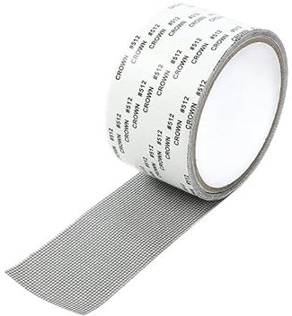 Self-adhesive Window Screen Mosquito Net Repair Tape Covering Wire Mesh Tape Seal For Window Door Tears Holes Patch Repair,1PC Black 5X200cm