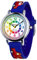 Delycazy Kinderuhr Mädchen Junge, Kinder Armbanduhr lernuhr Analoge kinderuhr Lern Armbanduhr mit Zeitlernübungen, Hochwertigem Quarzwerk Dunkelblau