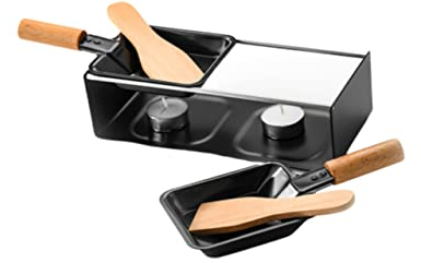OQHAIR 1 Set Raclette Cheese Mozzarella Stovetop Grill Pan Cheese Raclette Grill Raclette Cheese Pan Raclette Maker Small Baking Dish Baking Utensils Oven Mini Stove Cheese Machine