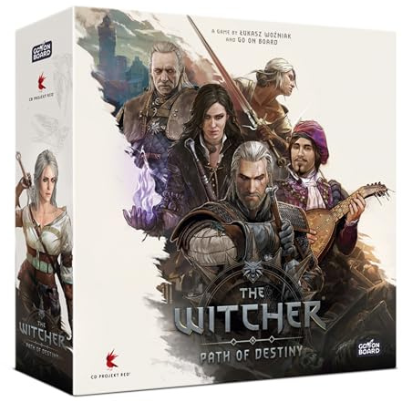 Go On Board | The Witcher Path of Destiny | Deluxe Edition | 1-5 player Tableau-building Card Game | Ages 14+ Game in English