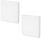 KOZOY Blindabdeckungen Unterputz, 4Pcs Steckdosen Abdeckung, 86×86mm Weiß Kunststoff Steckdosenabdeckung Unterputz, Lichtschalter Abdeckung für ungenutzte Steckdosen oder Schalter