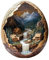 KaayeeWood Holzpuzzle Erwachsene,280 Teile Eierschalen Welt Holz Puzzle,Einzigartige Wooden Puzzle Mit Box Aus Holz Geburtstagsgeschenk für Erwachsene und Kinder