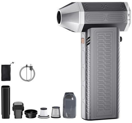 LfrXtra Aspirateur compact de voiture avec forte puissance d'aspiration 130 000 tr/min pour nettoyage intérieur de véhicules automobiles