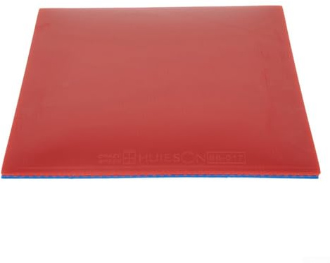 Jonikuper Cubierta de esponja de goma para tenis de mesa para raqueta de ping pong con 2,2 mm de grosor y dureza 42-45 en color negro o rojo (rojo)