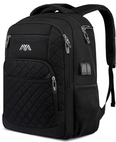 YAMTION Mochila para hombre y mujer, mochila escolar para niños y niñas, adolescentes, mochila para ordenador portátil, mochila escolar, mochila de día para trabajo, senderismo, viajes, camping para