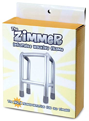 Tobar 27467 INFLATABLE ZIMMER FRAME, Silver/Grey