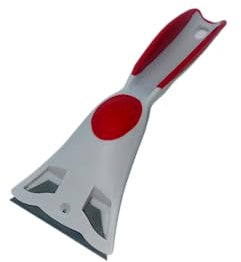 Nespoli Rascador de Azulejos, Hoja Recambiable Trapezoidal, Mango Bimateria Soft Touch, con Protector de Hoja