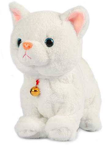 Smalody Interactive Plüschtiere, Neuheit Sound Control Elektronische Katze Elektronische Haustiere Roboter Katze Geschenk für Kinder