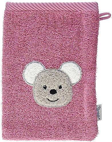 Sterntaler Waschhandschuh Maus Mabel, Größe: 21 x 15 cm, Rosa 7202001