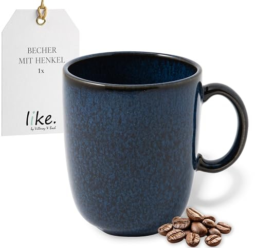 like. by Villeroy & Boch - Lave Bleu Kaffeebecher, 1 Stück (1er Pack)