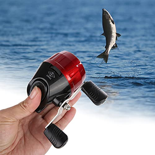 Mulinello da Pesca Spincast Leggero e Portatile e Fionda, Bilanciere in Metallo, Mulinello per Freccette con Arpione da Tiro all'aperto - Ideale per Principianti e Amanti della
