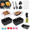 Genossen Heißluftfritteuse Zubehör, 17 Stück Airfryer Zubehör Set für Ninja Foodi AF300EU AF400EU 7.6L-9.5L und meisten Dual Zone Air Fryer, Ninja Air Fryer Accessories BPA-frei