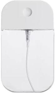 HUIJIQX Genomskinlig sprayflaska med högt tryck fin dimma parfym spray påfyllningsbar tom flaska alkohol desinfektionsmedel bärbar 50 ml (50 ml x 1 st)