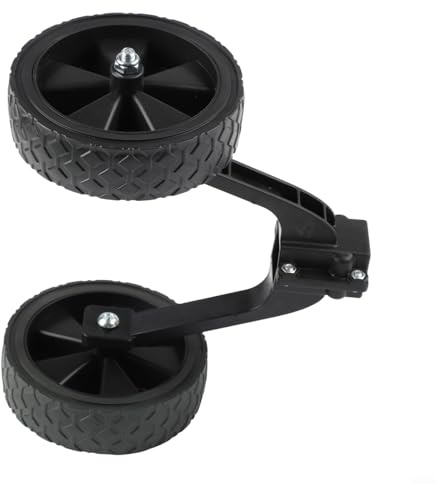 BlesConi Roues de support réglables pour débroussailleuse, compatible avec débroussailleuse, débroussailleuse, noir
