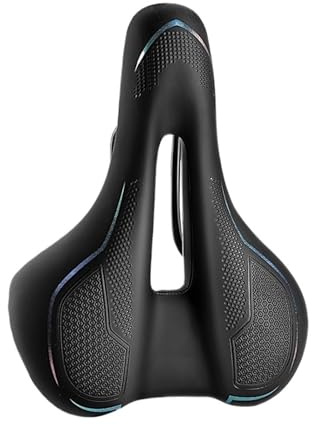 Comfortable Bike Saddle Shock Absorber Versatile Road Commuter Seat Bicycle Parts(Colorful Touring)