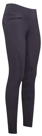 euro-star Easy Rider by - Leggings de equitación para niños, color gris