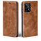 LBH Handyhülle für Samsung Galaxy A33 5G in Hellbraun mit Karten- und Geldfach Smartphone Hülle mit Standfunktion Flip Case Schutzhülle Magnetverschluss Vintage