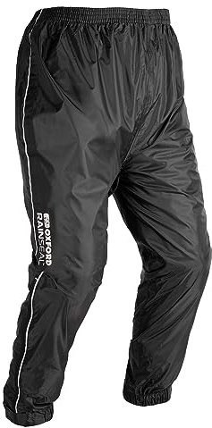Oxford Products Rainseal - Pantalón Impermeable para Motocicleta, Negro, 5XL