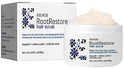 Scrub per capelli, pulizia del cuoio capelluto, anti-forfora, sollievo dal prurito, volumizzante, idratante, rinforzante dei capelli, prevenzione della perdita dei capelli, scrub per il controllo del