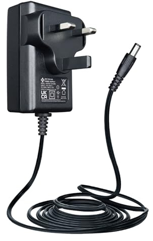 5V 2A 1.8M Power Supply Adapter, DC 10W 2000mA 1500mA 1000mA 800mA 500mA Replacement Power Cord for Baby Monitor/Router/Speaker/TV Box/Graco Swing/Webcam/Tablet/USB Hub and More, UKCA Certified