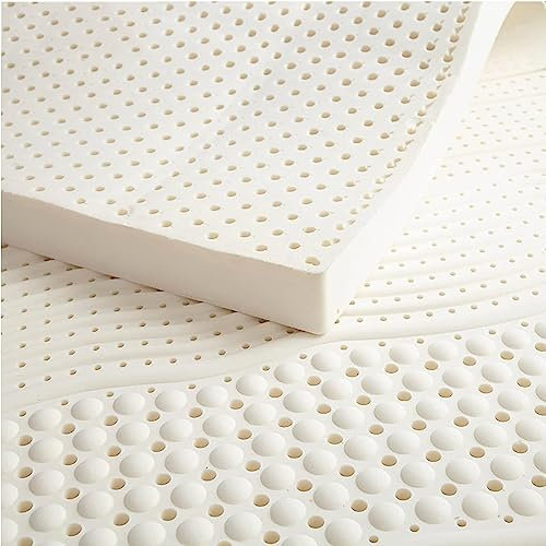 Llchaensc Matelas en Latex 100% Naturel Respirant Bio Et Confortable, Durable Et Pas Facile À Effondrer, Haut Matelas, Matelas en Latex Naturel,10cm,80x190cm(31x75in)
