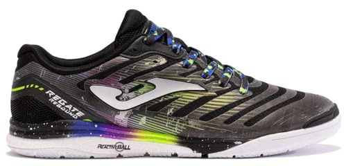 Joma regate Rebound 2401 Indoor, Scarpe da Calcetto Uomo (Nero, Sistema Taglie Calzature EU, Adulto, Numero, Media, 40)