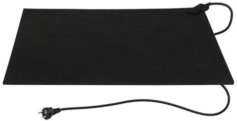 Mi-Heat Gummi-Heizmatte Fußheizmatte 45x60cm 110Watt - Warme Füße in Kühlhaus, Lagerhalle, Fließband, Verkaufsstand oder im Außenbereich