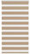 vidaXL Zebrarollo Sandbraun 80x100 cm Stoffbreite 75,9 cm Polyester, Zebra-Rollo, Doppelrollo, Zebra-Jalousie für Fenster, Doppelrollo, Zebra-Rollo
