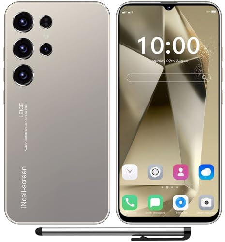 MTGud M24Ultra 4G téléphones Portables débloqués, Écran 6.3 Smartphones Pas Cher Android 12, 3Go+32Go/SD-256Go, Batterie 4500mAh,16MP+13MP/Double SIM/Face ID/GPS/WiFi (Grey)