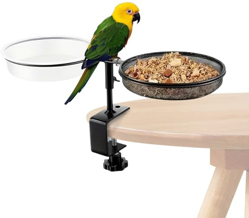 Mangeoire pour oiseaux – Station d'eau pour oiseaux debout | Baignoires d'extérieur | Bains pour oiseaux sauvages d'extérieur | Baignoire d'extérieur pour oiseaux sauvages avec mangeoire – Plateau