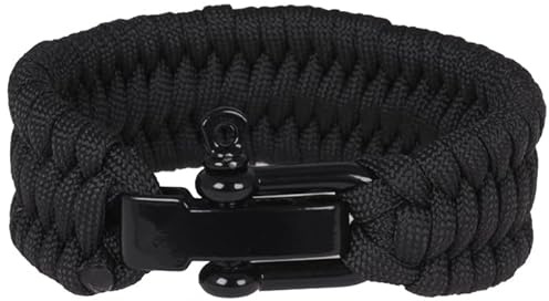 LGT Jewels marint armband marinblått, 22cm, Rostfritt stål/nylon/polyester